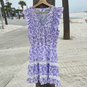 BB Dakota Purple Floral Dress
